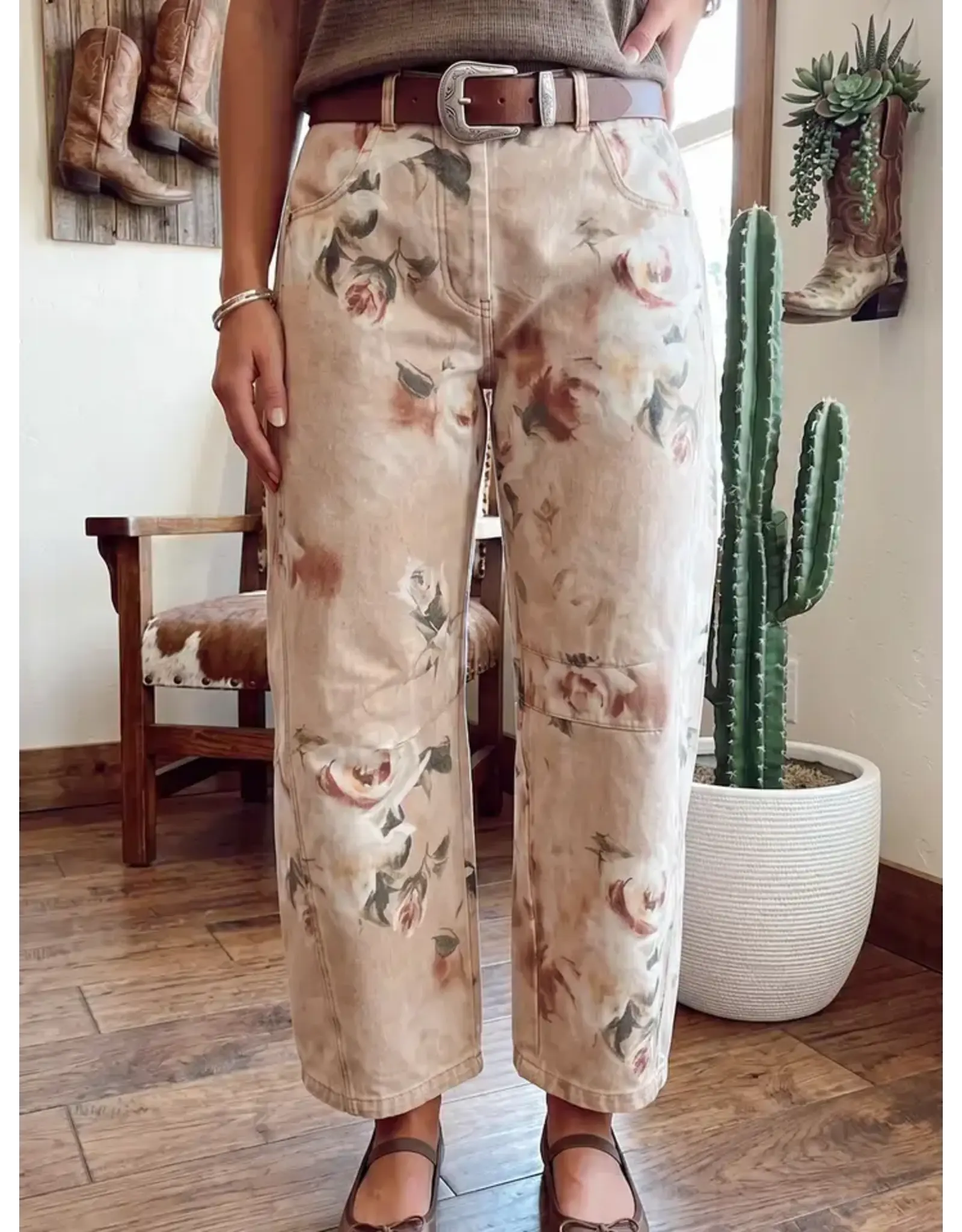 Ohara Floral Jeans