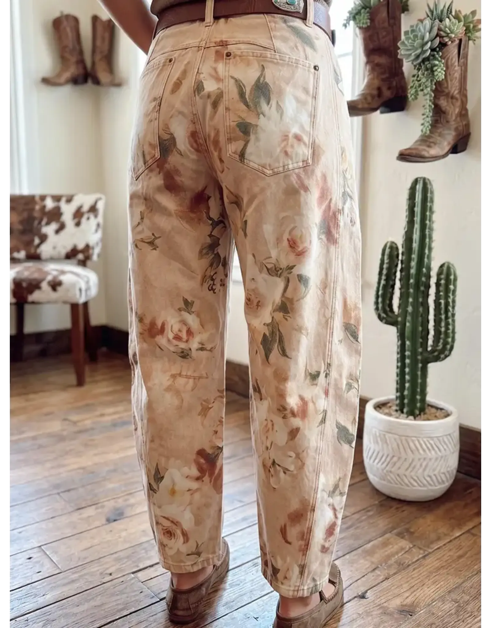 Ohara Floral Jeans