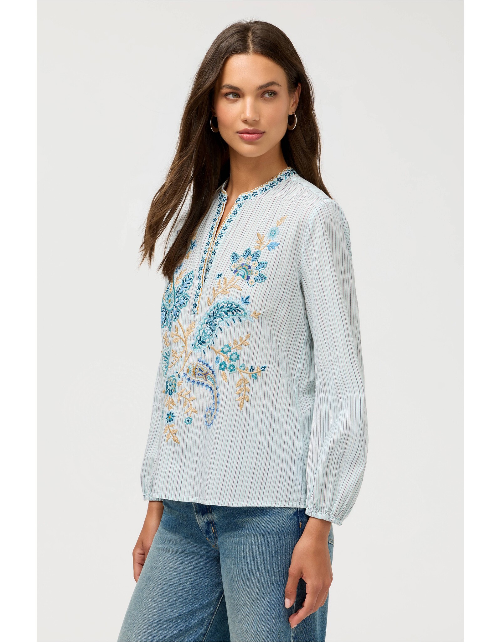 Johnny Was Johnny Was Relaxed Swing Blouse - Lyora