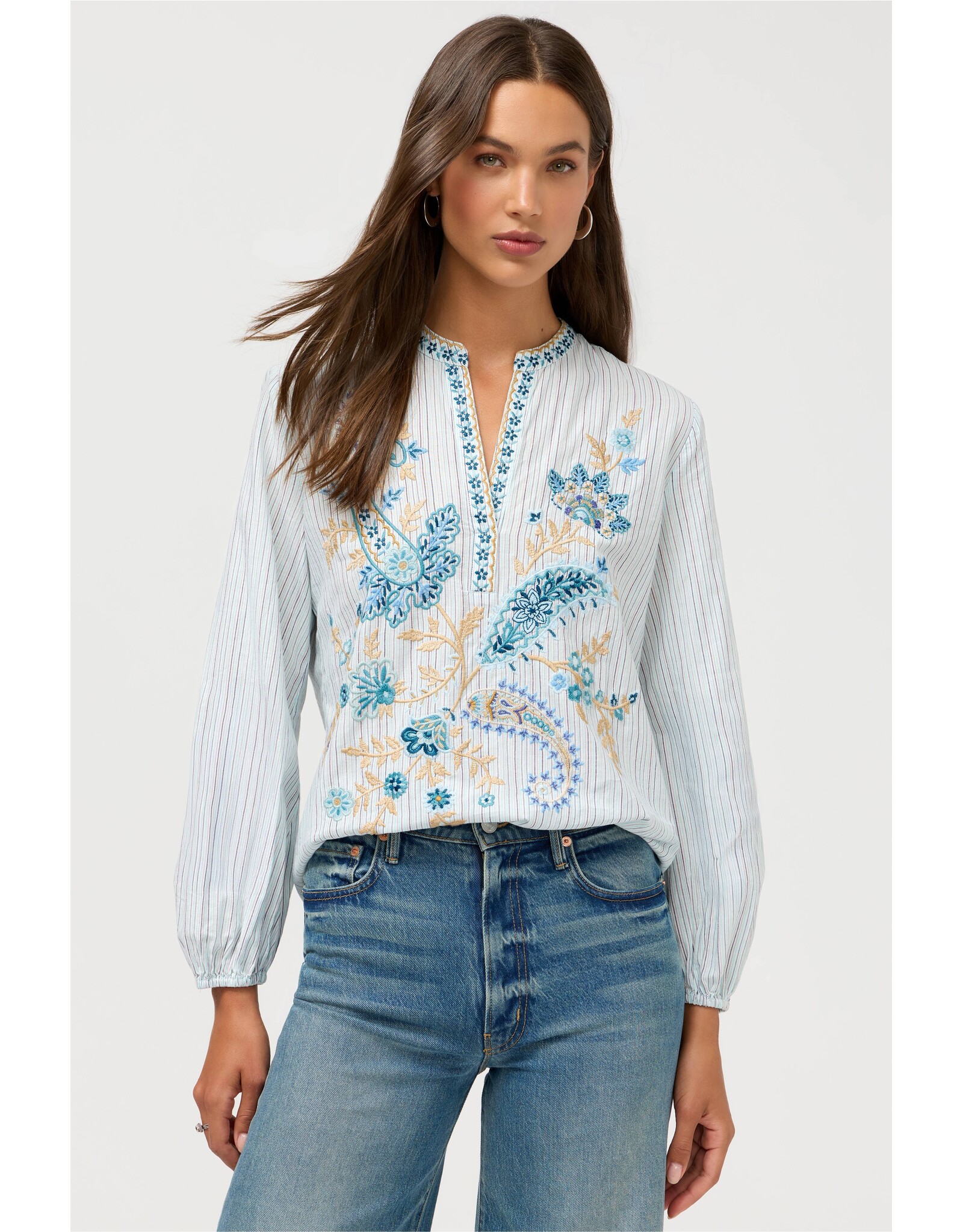 Johnny Was Johnny Was Relaxed Swing Blouse - Lyora