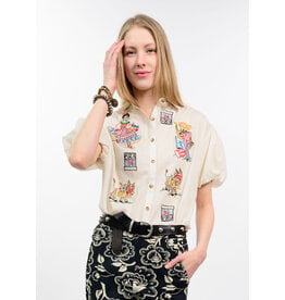 Sister Mary Sister Mary Flamenco Top Ivory