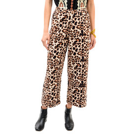 Ivy Jane Ivy Jane Leopard Barrel Pant Tan