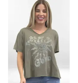 Kyla Seo Bahari Tee Army Green