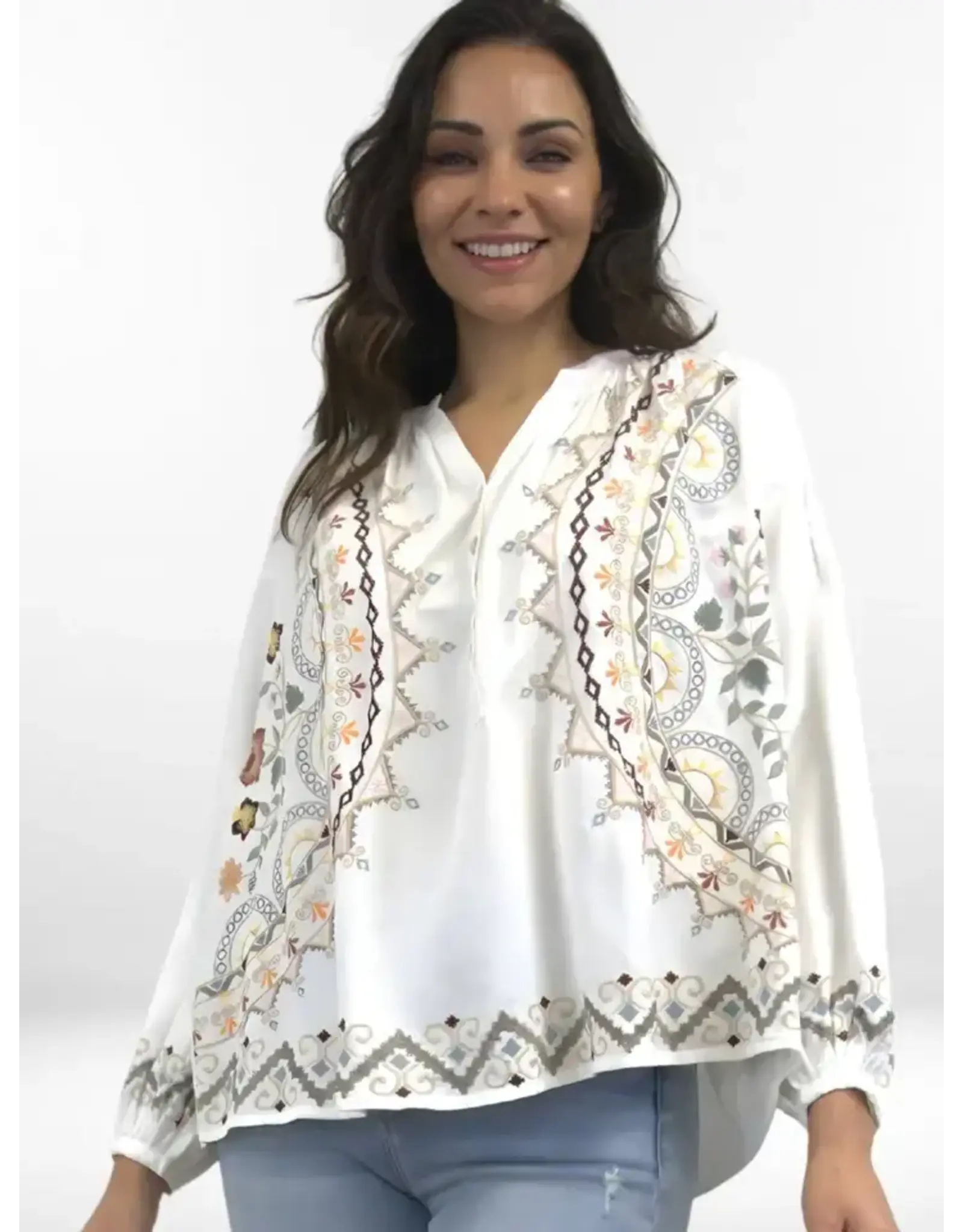 Kyla Seo Dory Blouse Ivory