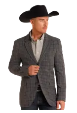 Rock & Roll Denim Rock & Roll Denim Grey Plaid Sport Coat