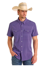 Panhandle Diamond Geometric Woven Snap Shirt