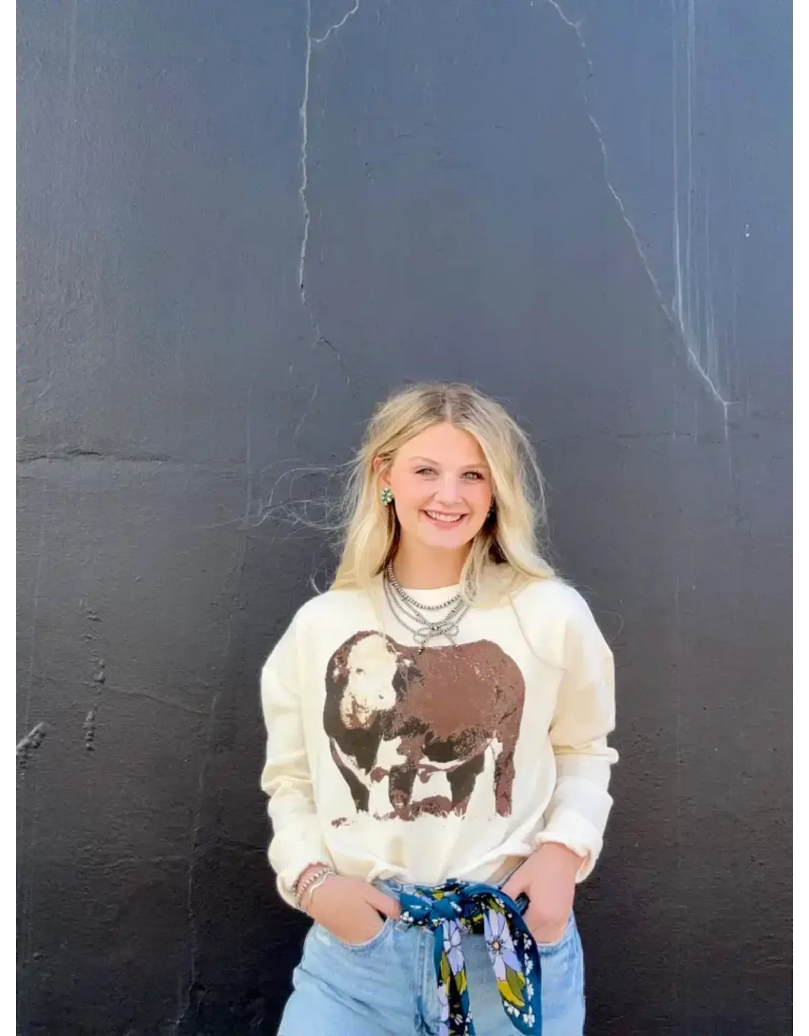 Hereford Cropped Sweatshirt