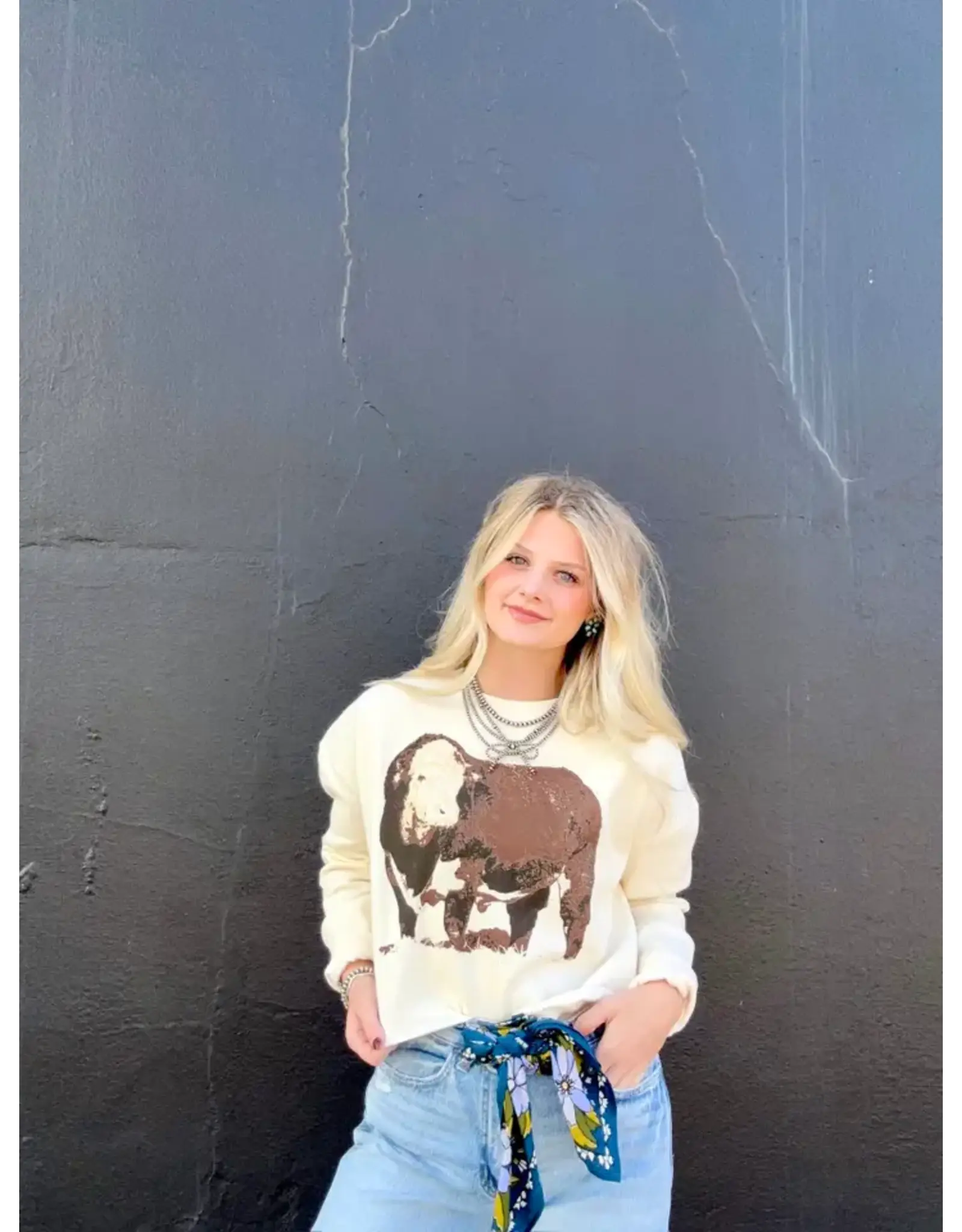 Hereford Cropped Sweatshirt