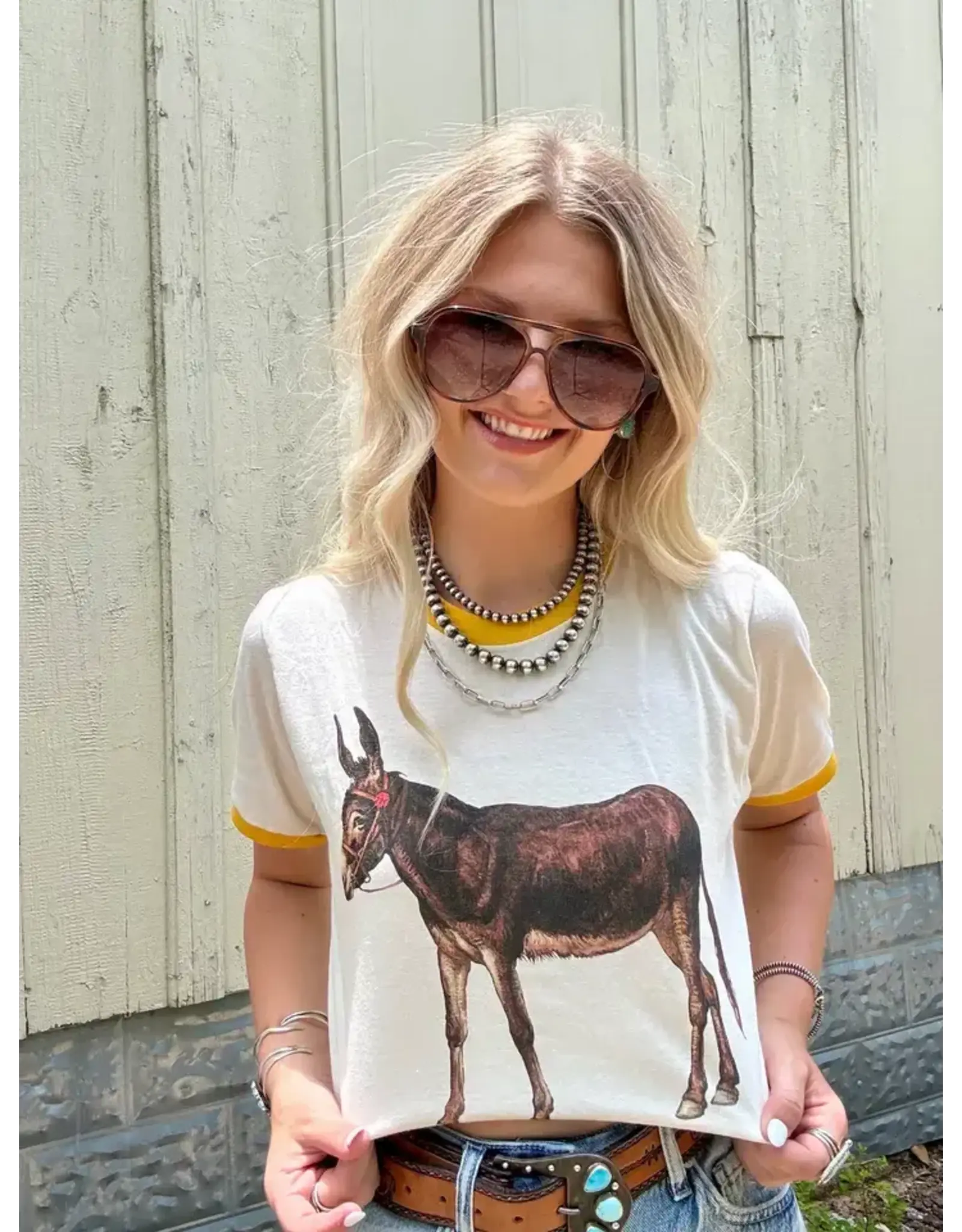 Vintage Donkey Ringer Tee