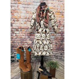 Dizzy Lizzie Sag Harbor Dress Black Cheetahs