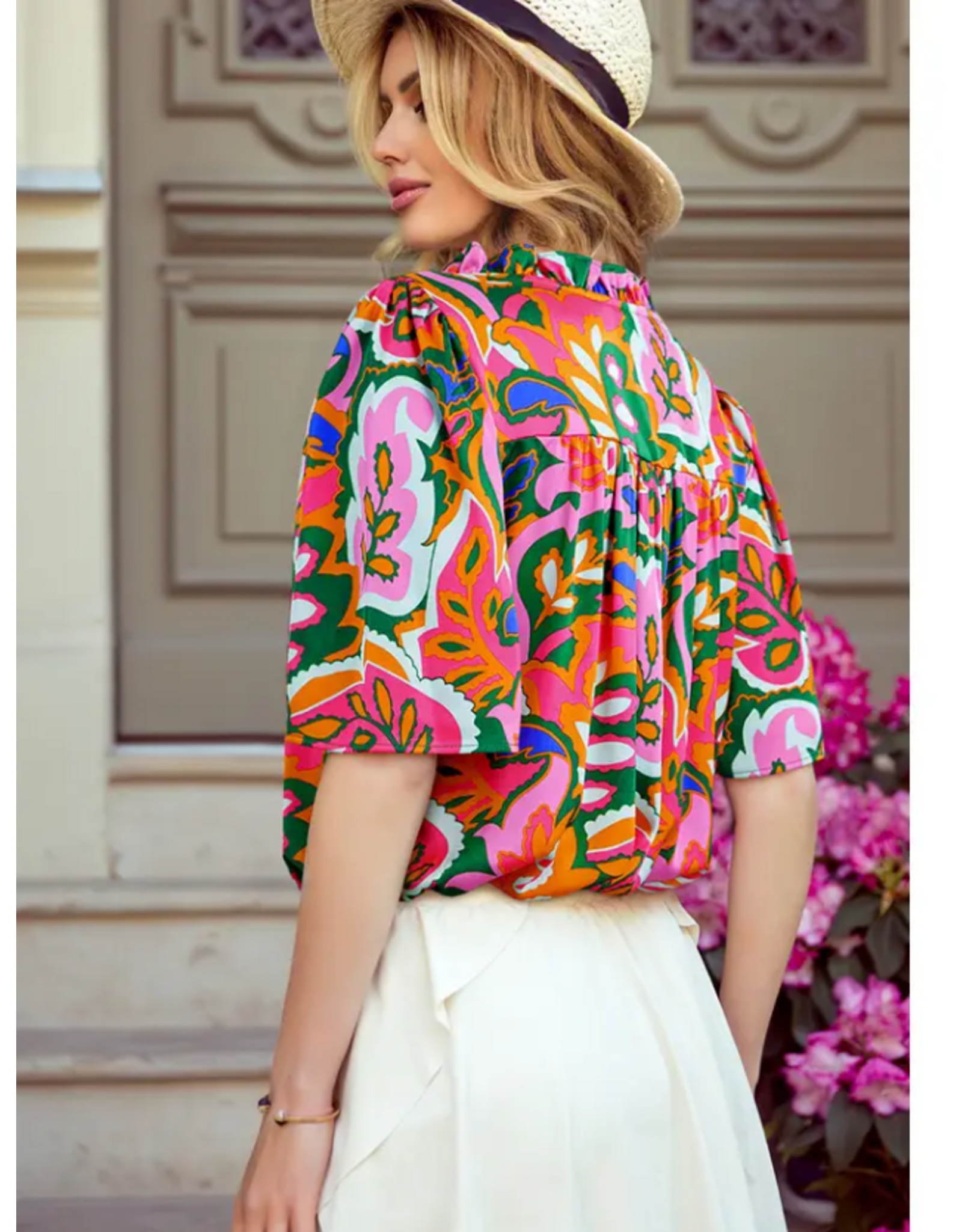 Paisley Plant Top