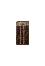 3D Brown Braided Horsehair Rodeo Style Wallet