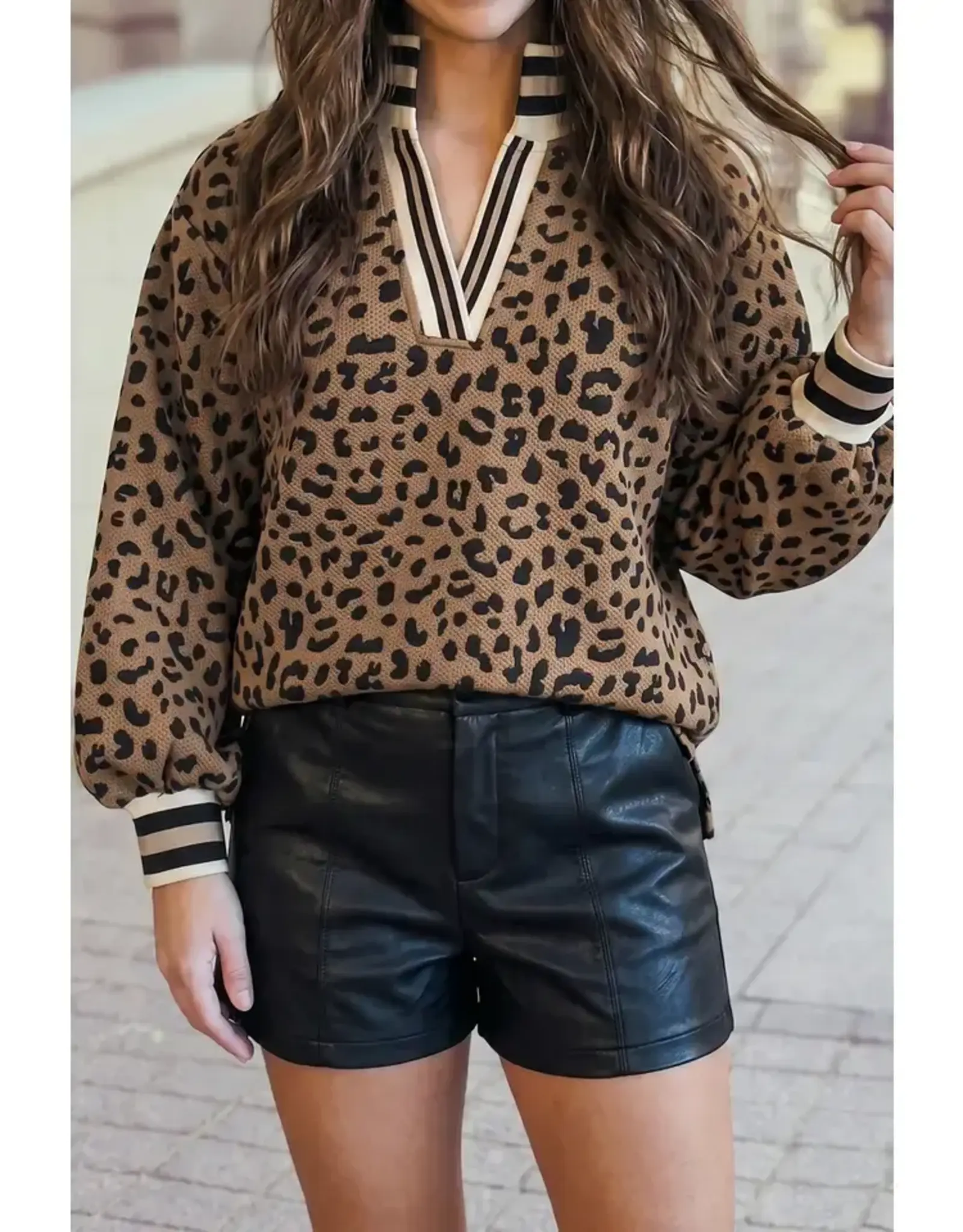 LIndale Leopard Pullover