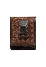 Nocona Mens Money Clip Style Wallet Brown