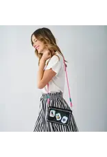 Leila Mahjong Seed Bead Clutch with Strap