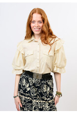 Sister Mary Sister Mary Annie Button Down Top Ivory