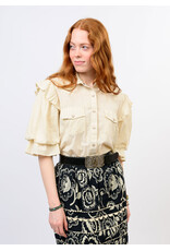 Sister Mary Sister Mary Annie Button Down Top Ivory