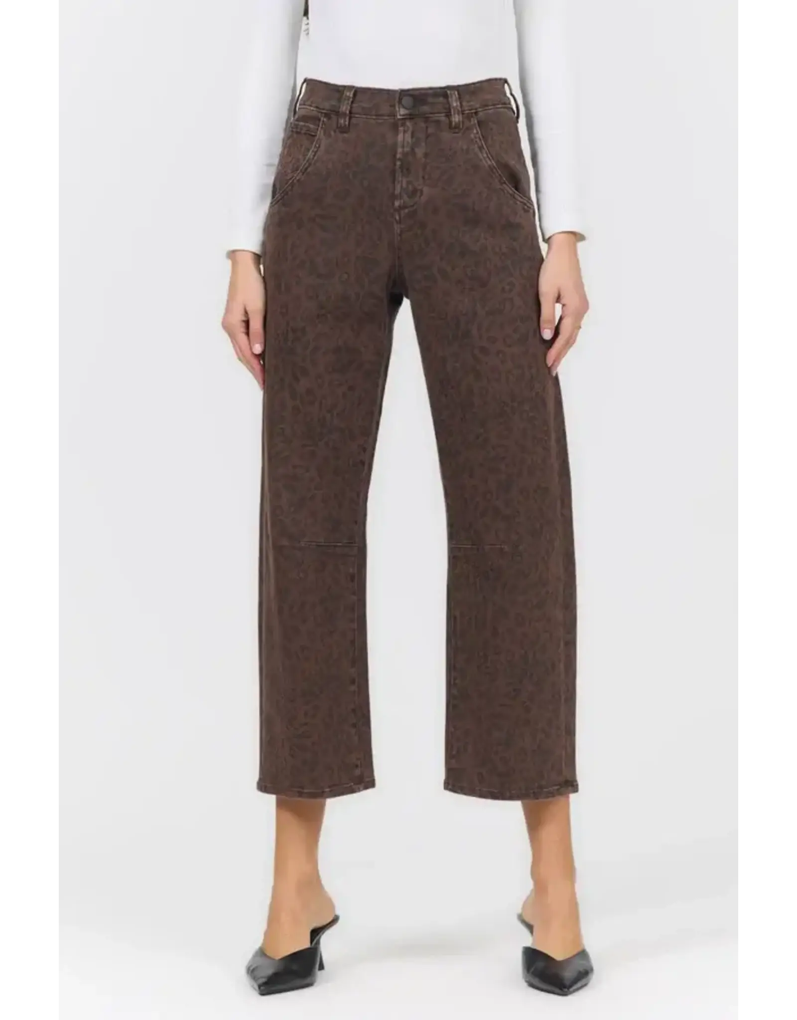 Dear John Denim Dear John Lasso Jean Brown Leopard