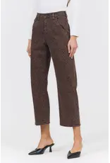 Dear John Denim Dear John Lasso Jean Brown Leopard