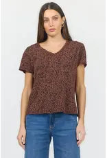 Dear John Denim Dear John Vanya Tee Brown Leopard
