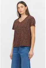 Dear John Denim Dear John Vanya Tee Brown Leopard
