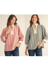 Shelby Gingham Check Top