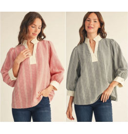Shelby Gingham Check Top