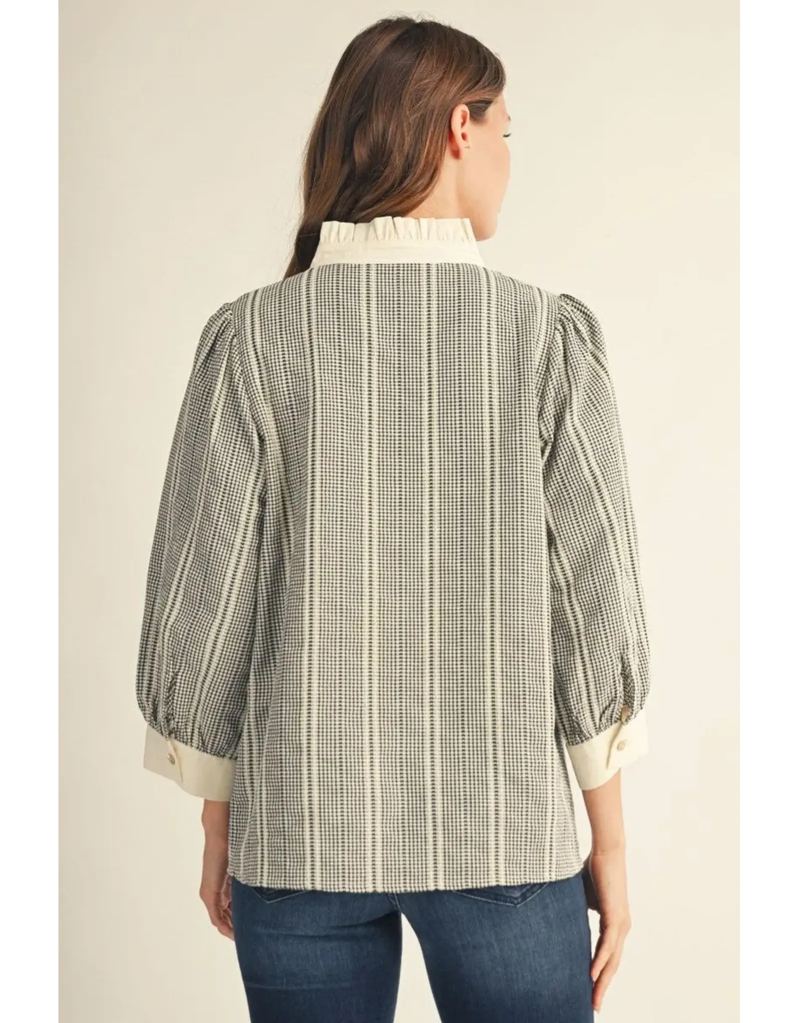 Shelby Gingham Check Top