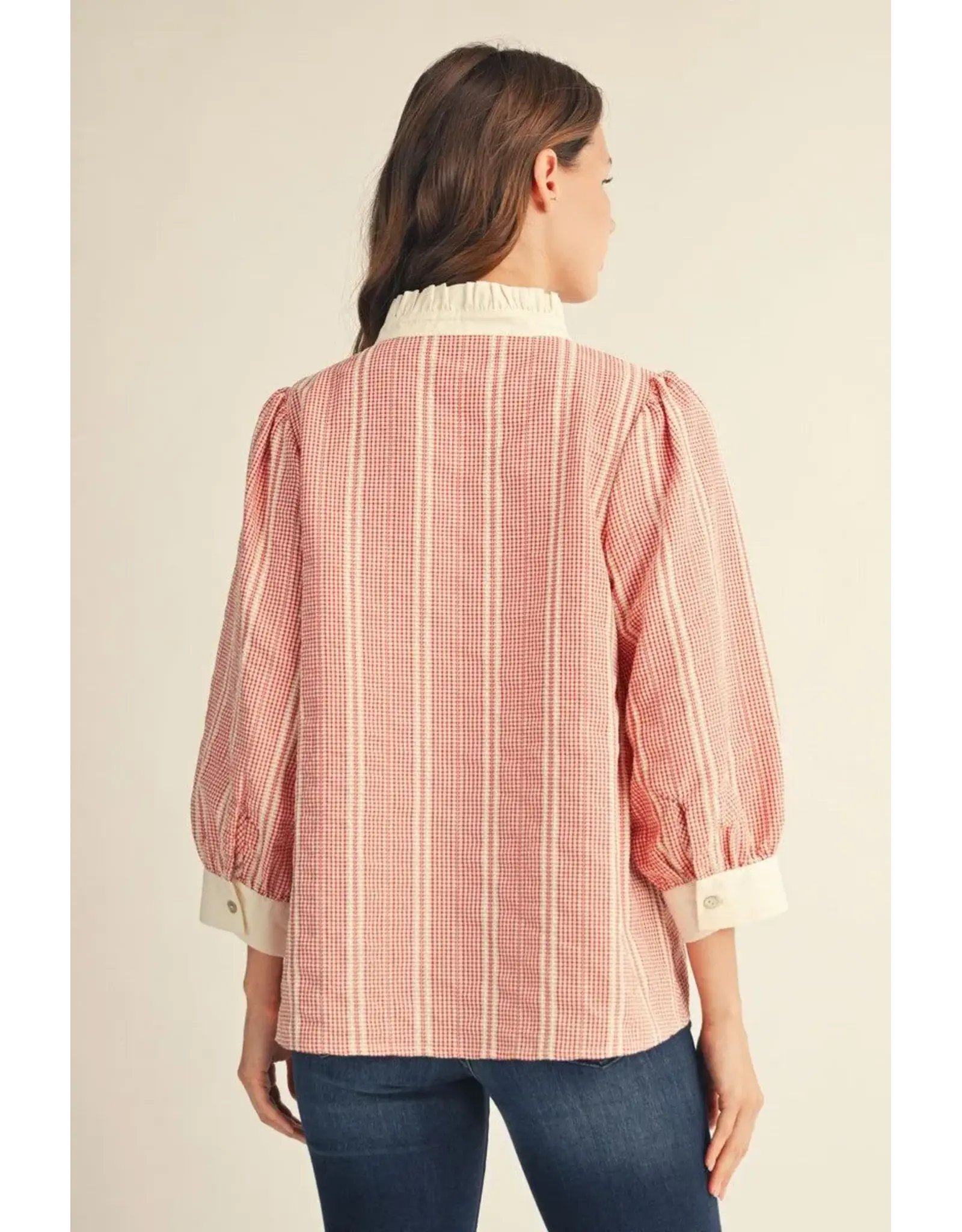 Shelby Gingham Check Top