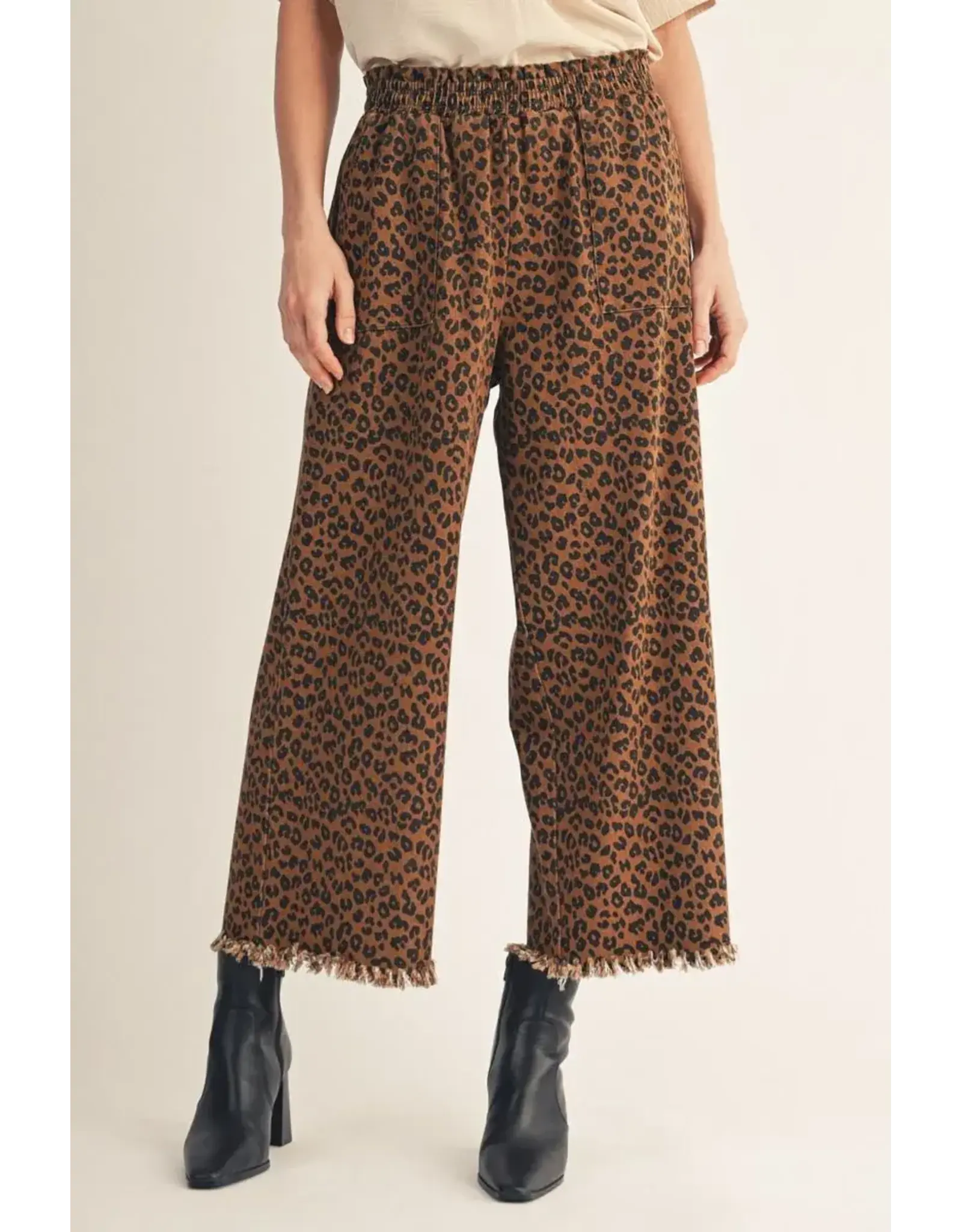 Kenya Leopard Pull-On Pant