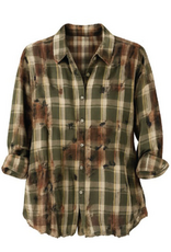 Dear John Denim Dear John Adrianna Shirt Greenbriar Plaid