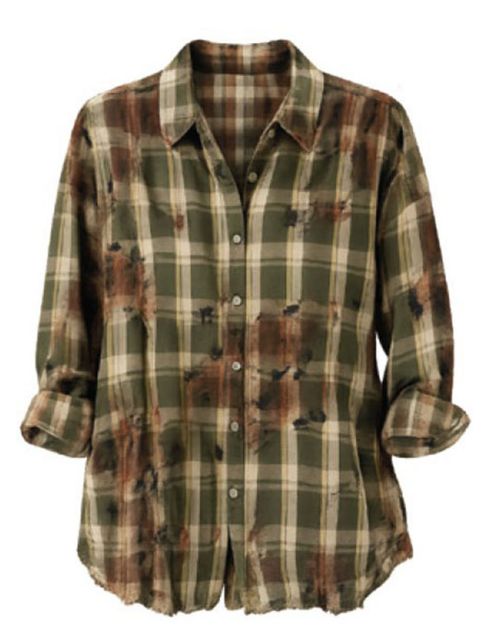 Dear John Denim Dear John Adrianna Shirt Greenbriar Plaid