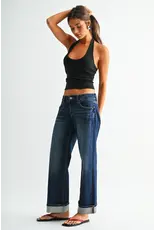 Molly Low-Rise Wide Ankle Baggy Fit Jean Dark Tiber