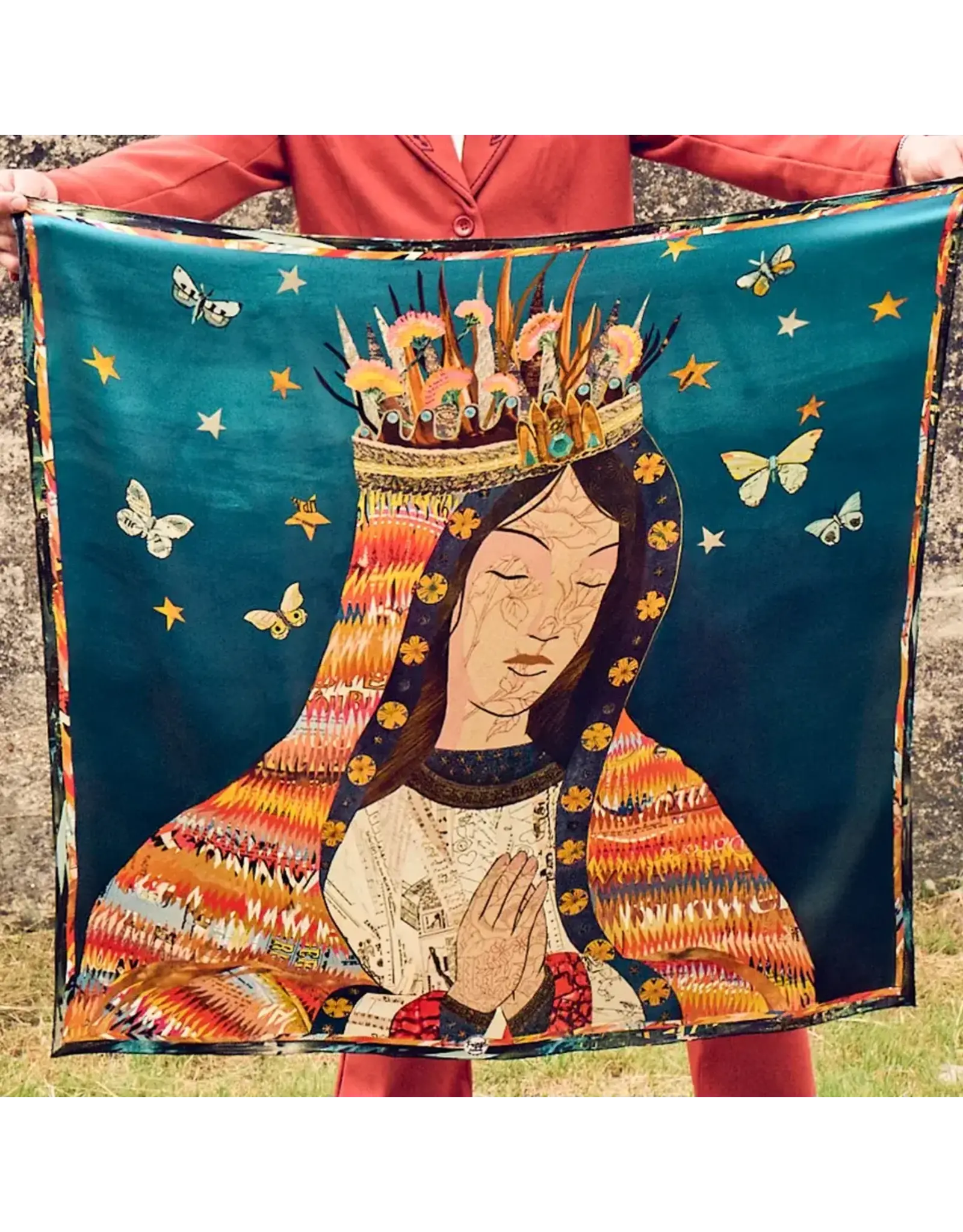 Fringe Scarves Fringe Celestial Queen Shorty