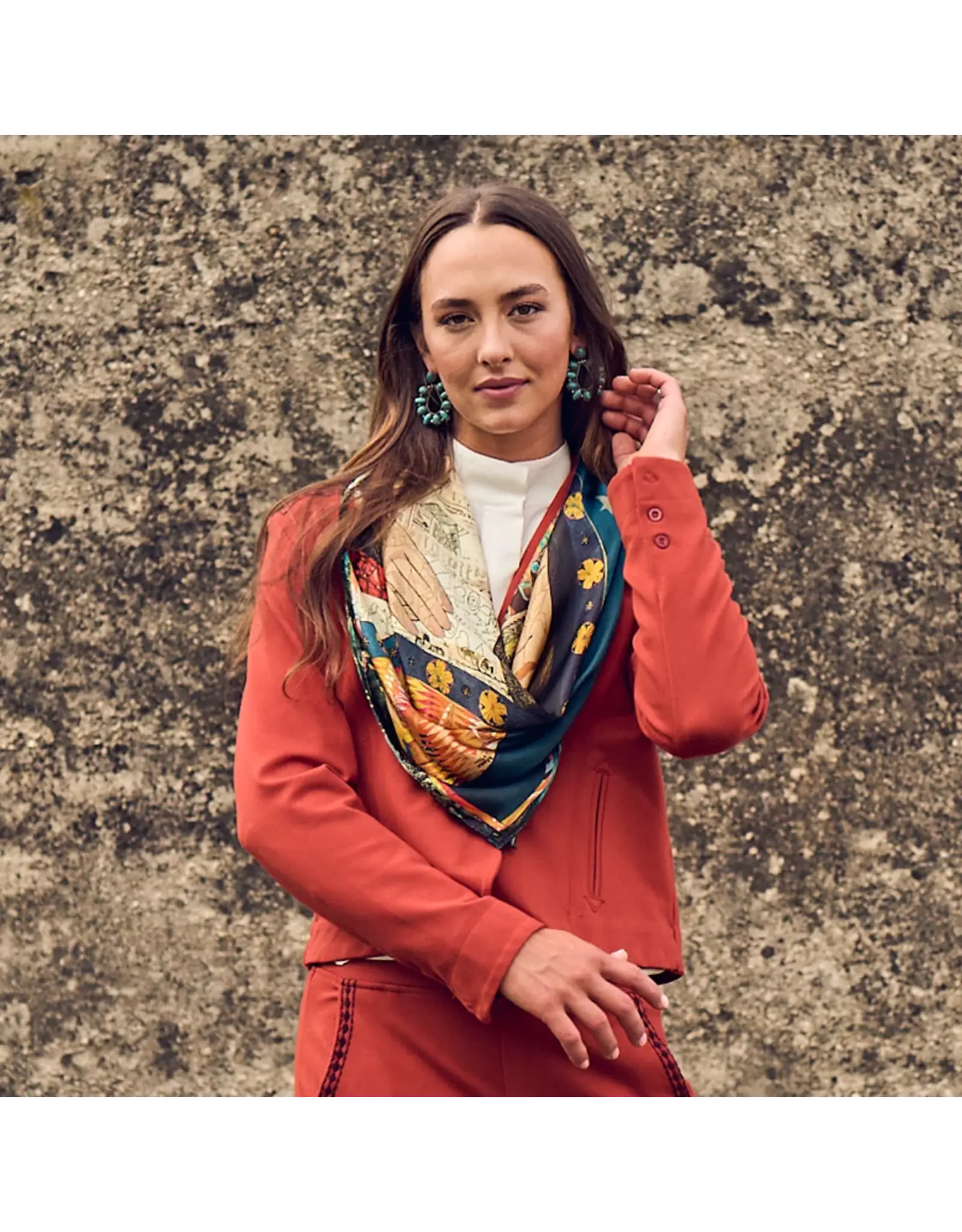 Fringe Scarves Fringe Celestial Queen Shorty
