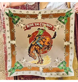 Fringe Scarves Fringe Ride 'Em Cowboy Shorty Brown