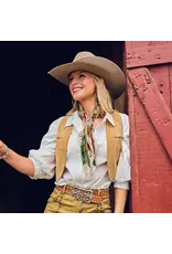Fringe Scarves Fringe Ride 'Em Cowboy Shorty Brown