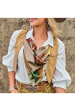 Fringe Scarves Fringe Ride 'Em Cowboy Shorty Brown