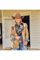 Fringe Scarves Fringe Happy Trails Shorty Black