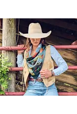 Fringe Scarves Fringe Hot Heels Shorty Chambray