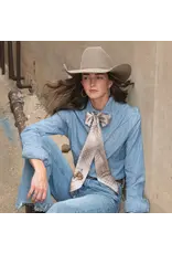 Fringe Scarves Fringe Gettin' Western Boli Tan and Blue Plaid