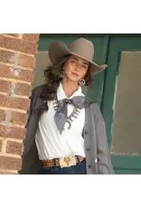 Fringe Scarves Fringe Pony Express Howdy Charcoal