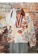 Olivia Long Sleeve Floral Blouse