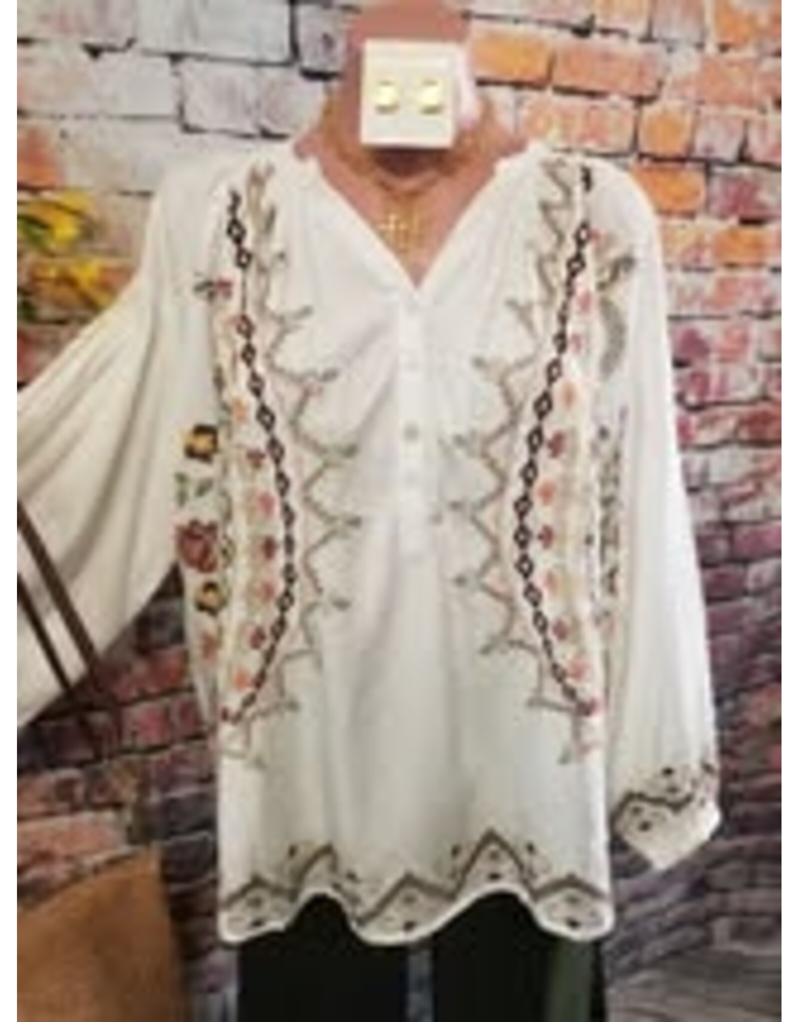 Kyla Seo Dory Blouse Ivory