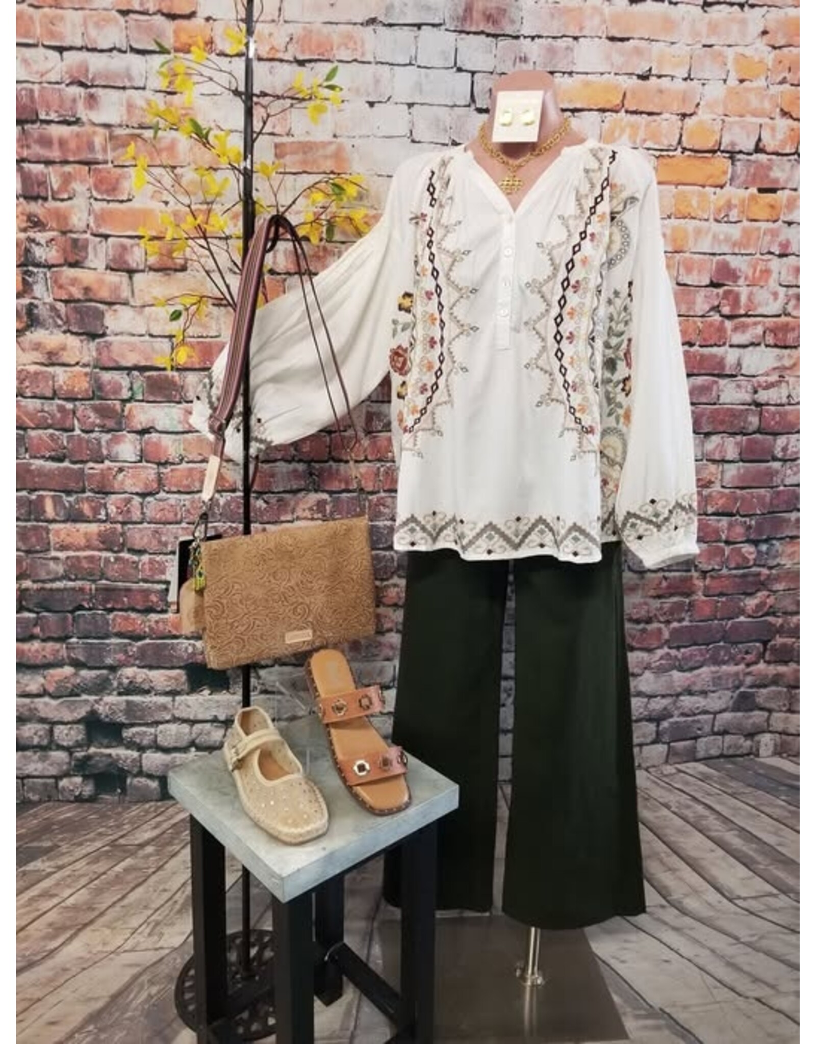 Kyla Seo Dory Blouse Ivory