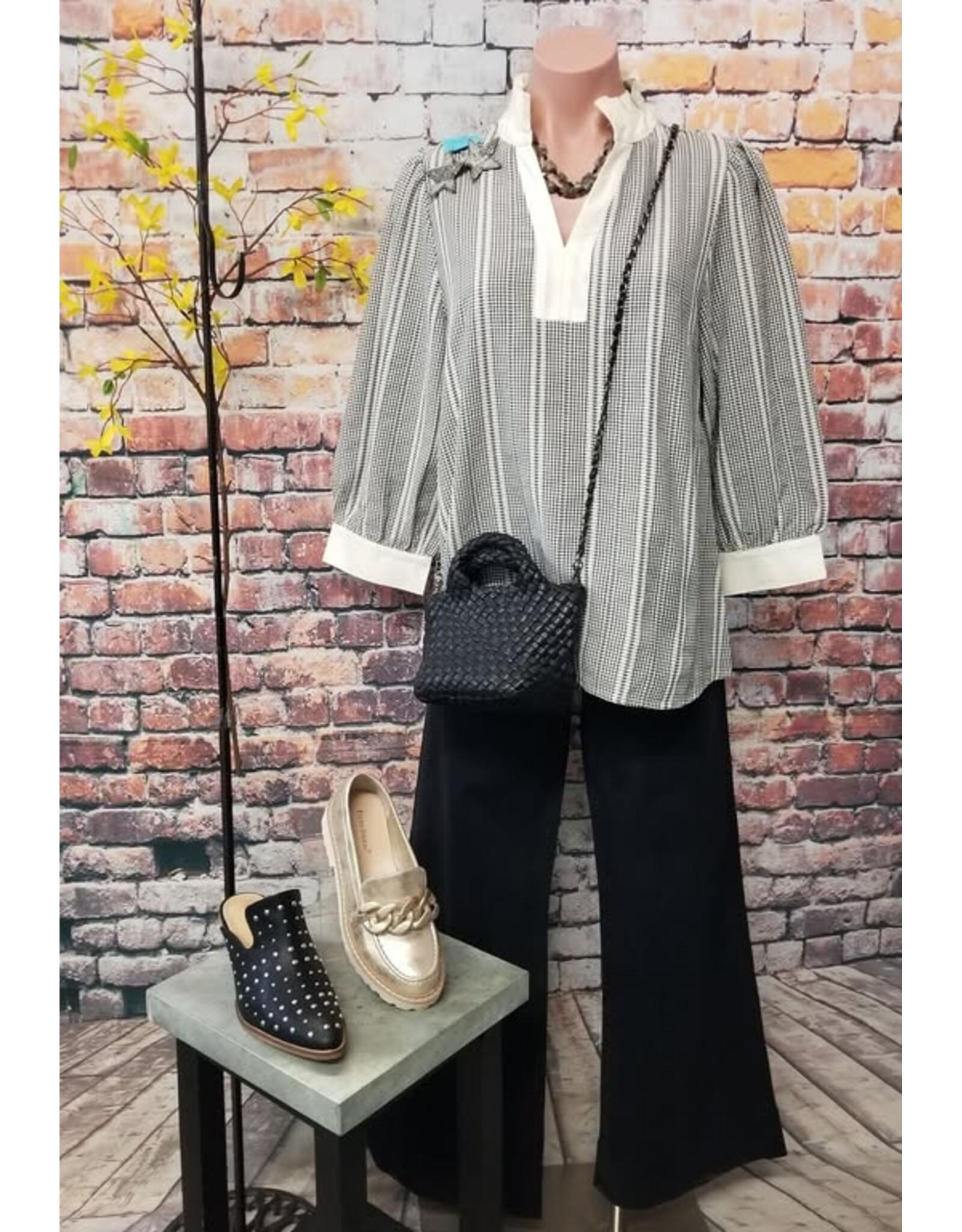 Shelby Gingham Check Top
