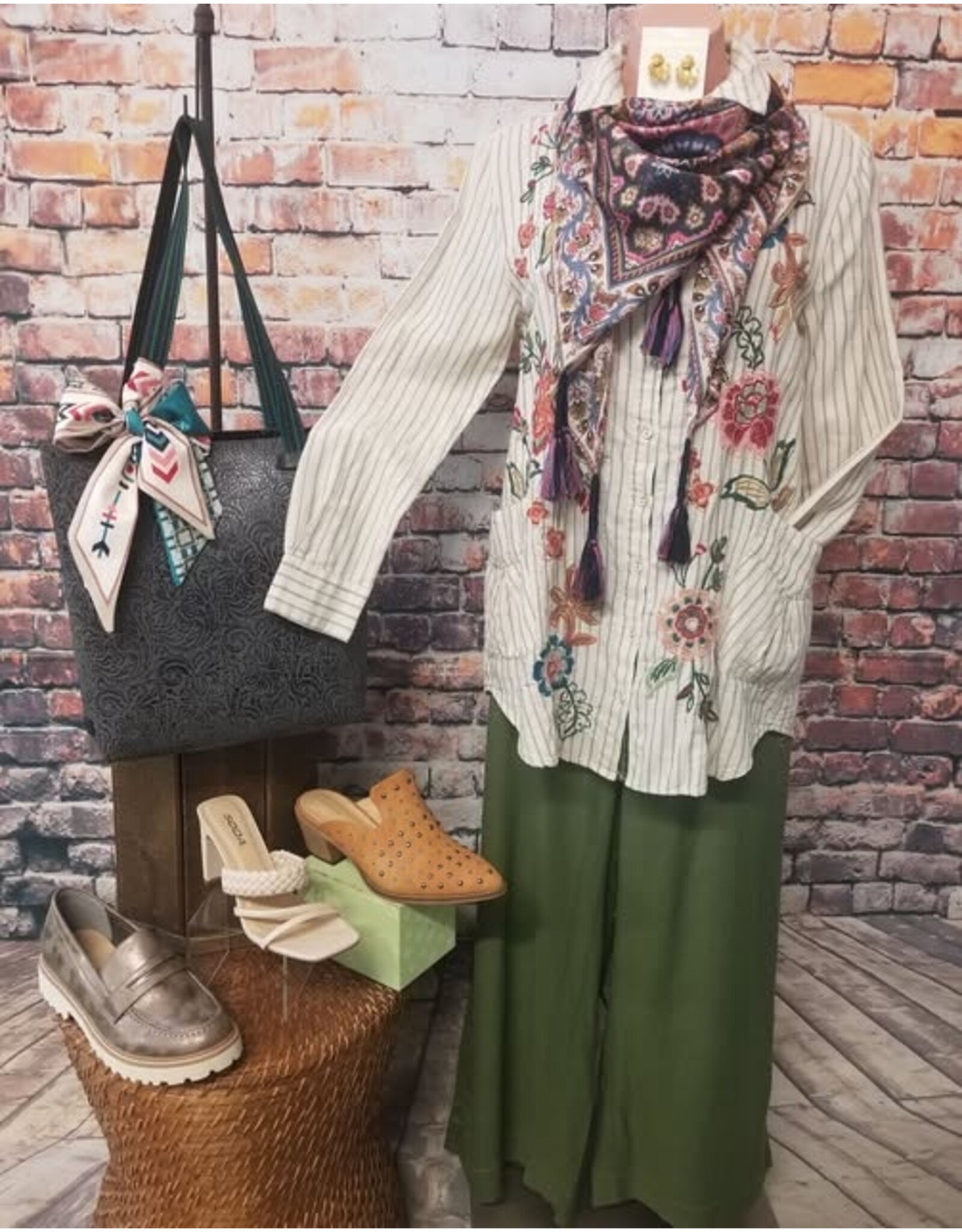 Johnny Was Johnny Was Messine Painters Smock Tunic