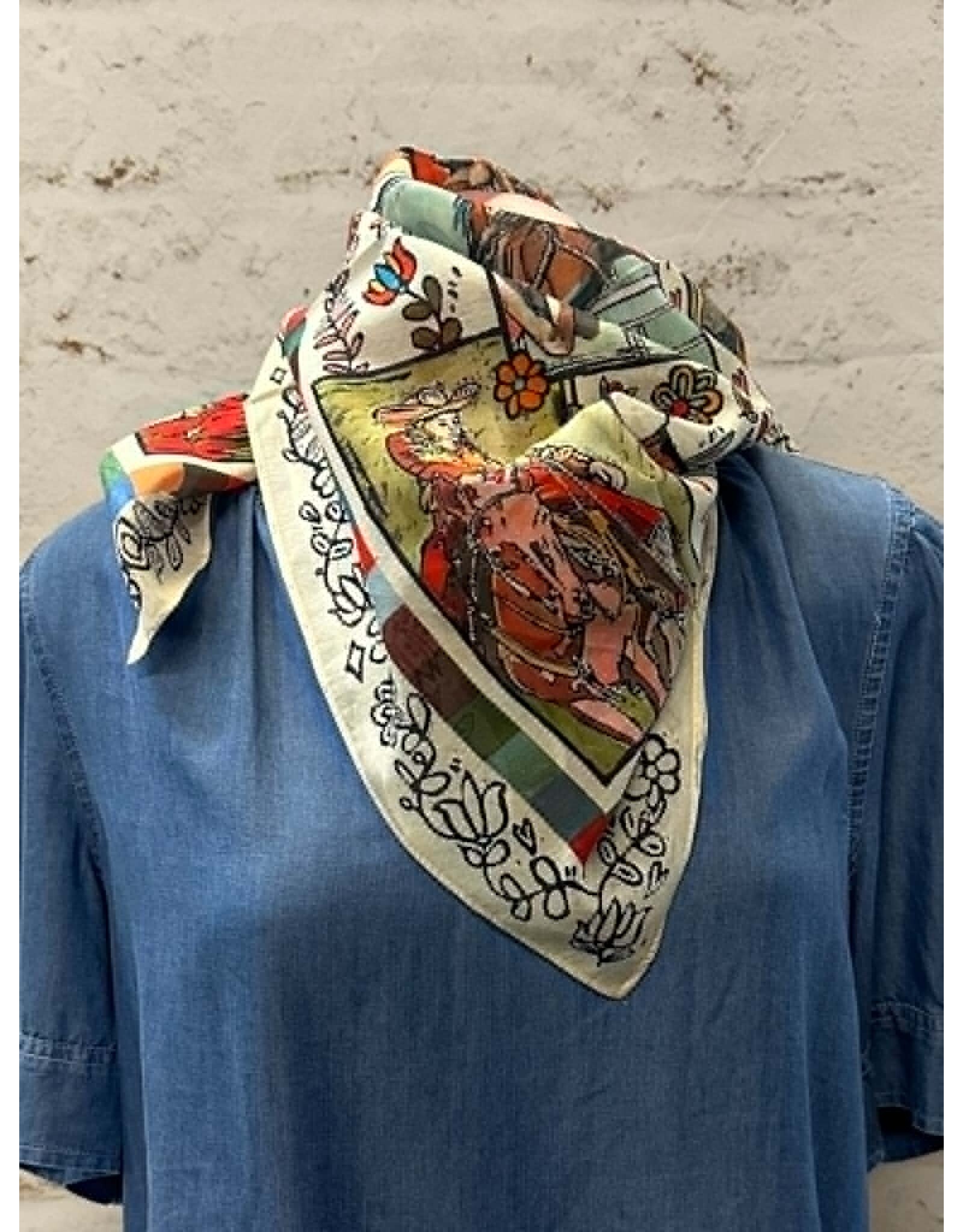 XOXO Folk Art Resist Shorty