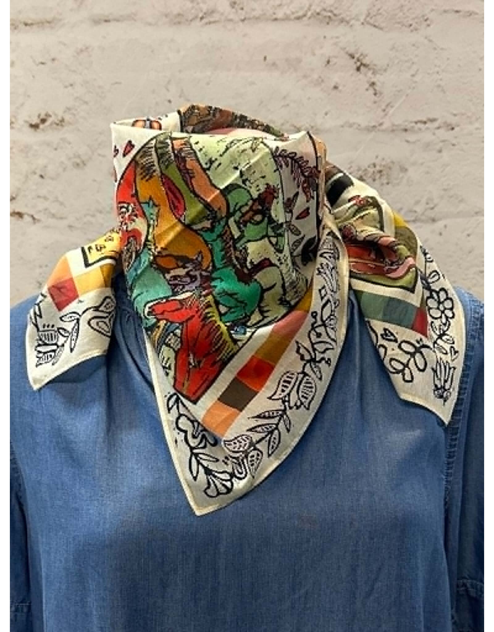 XOXO Folk Art Resist Shorty