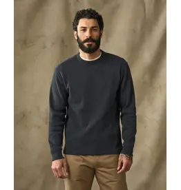 Filson Filson Waffle Knit Thermal Crewneck Blue Mussel